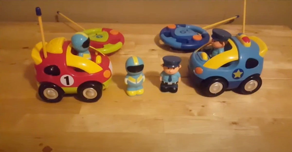 PREXTEX CARTOON POLICE rc car for toddler