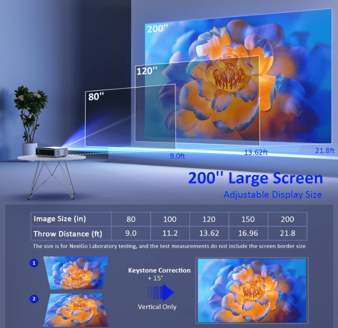NexiGo ‎PJ30 LCD Projector