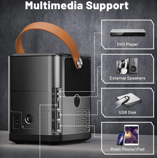 ‎Elephas BBQ3 Wireless Projector