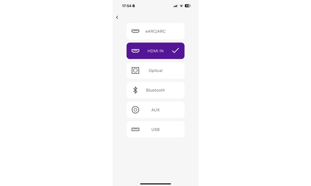 ULTIMEA D80 Boom control interface wireless soundbar