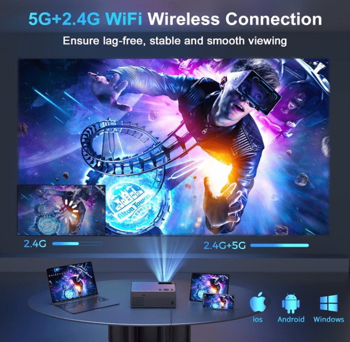 FUDONI P3A Mini Projector