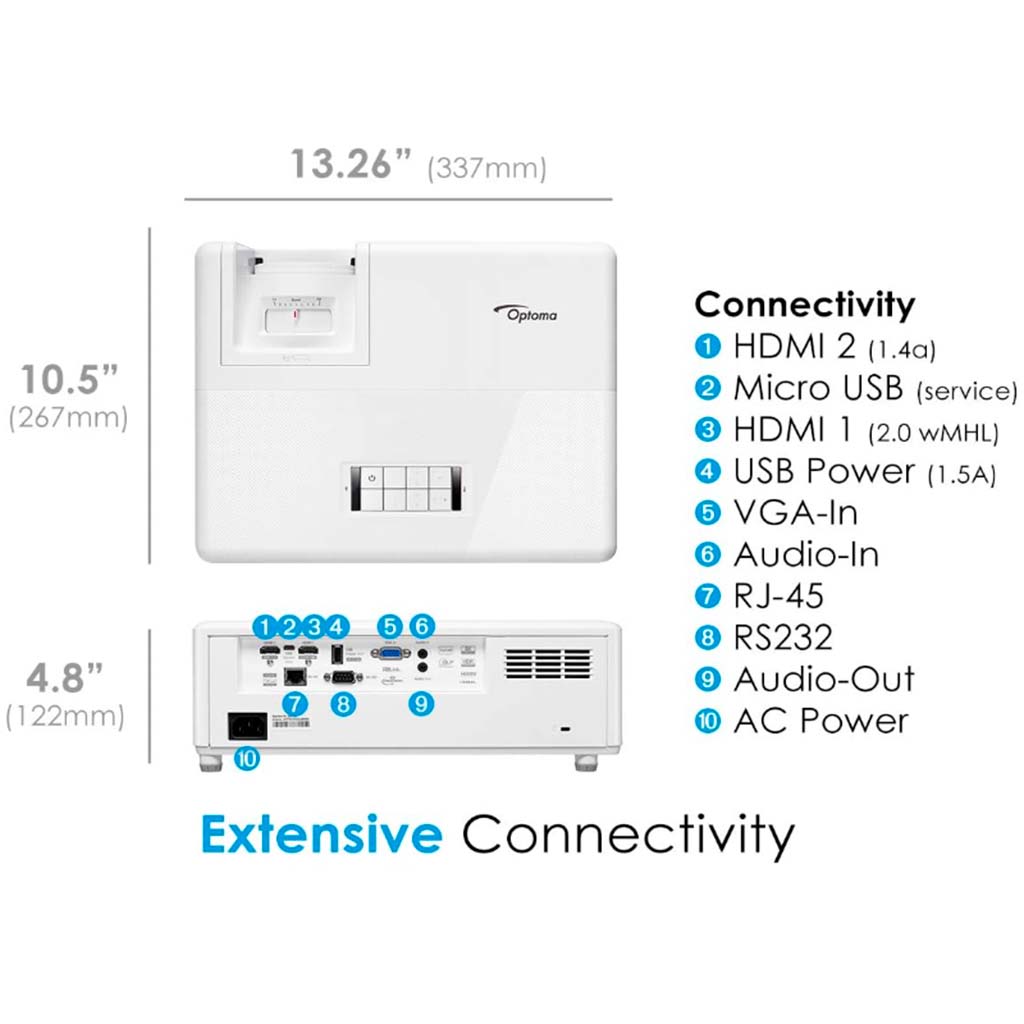 Optoma ZH403 Laser Projector