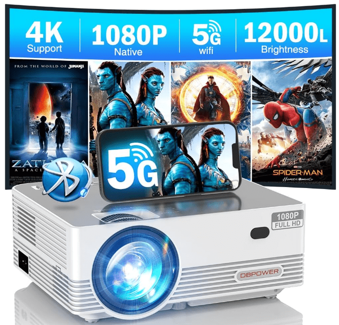 DBPOWER Q6 Wireless Projector