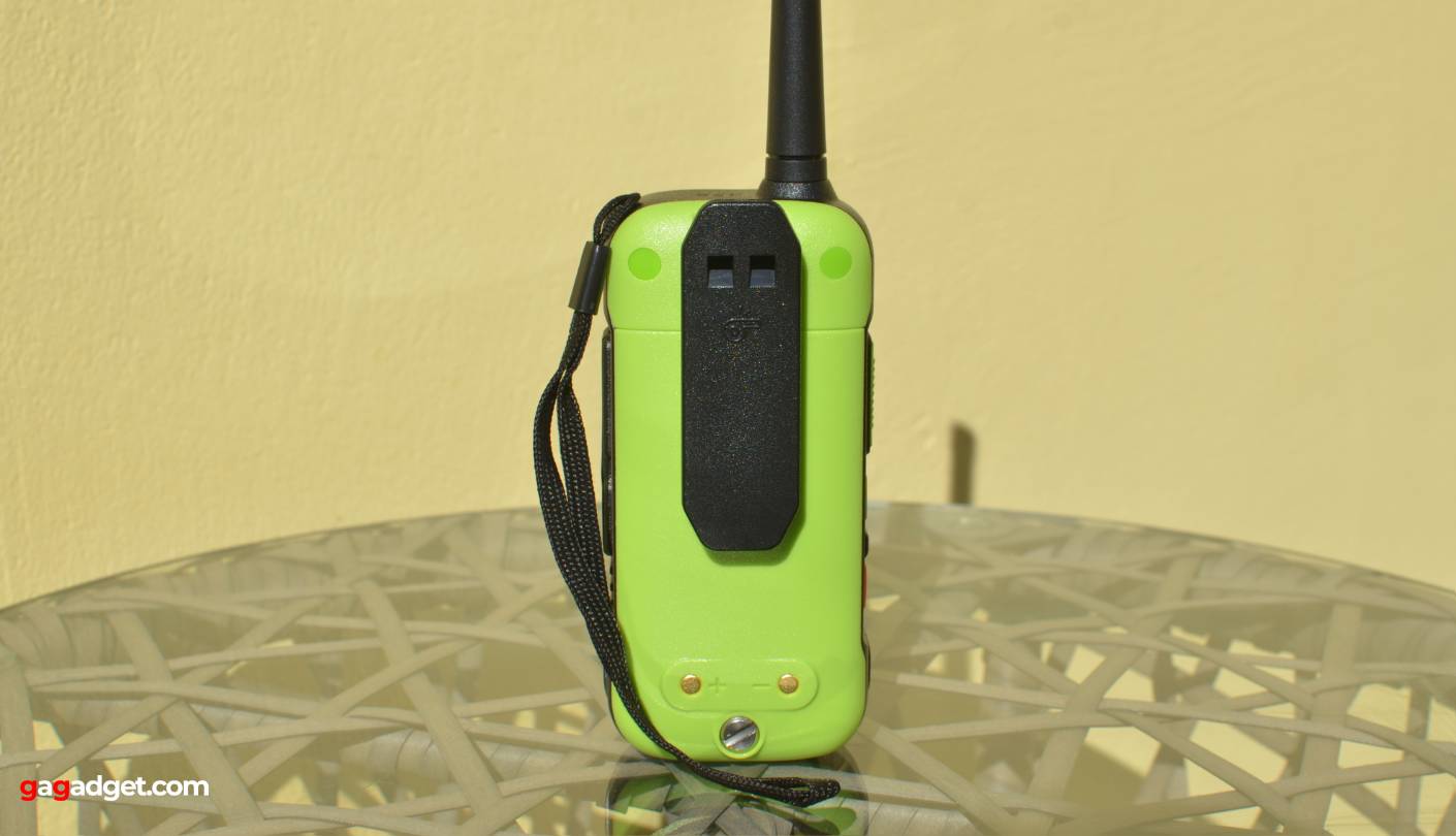 Retevis EzTalk 5 screen GPS coordinates