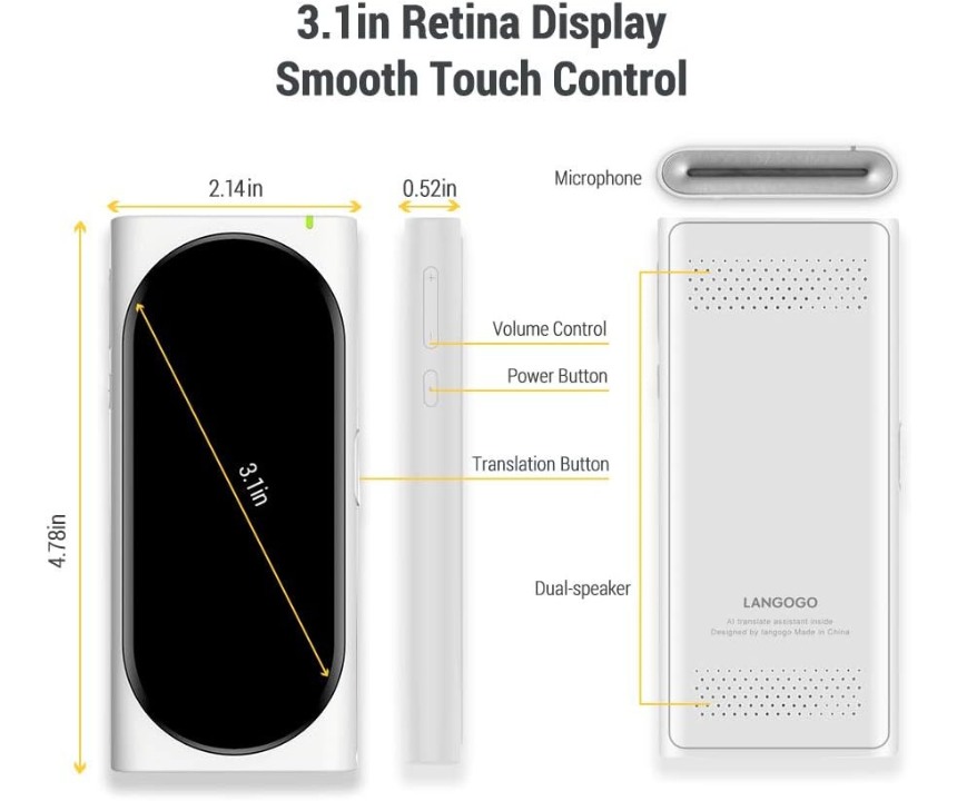 Langogo Genesis PocketLanguage Translator