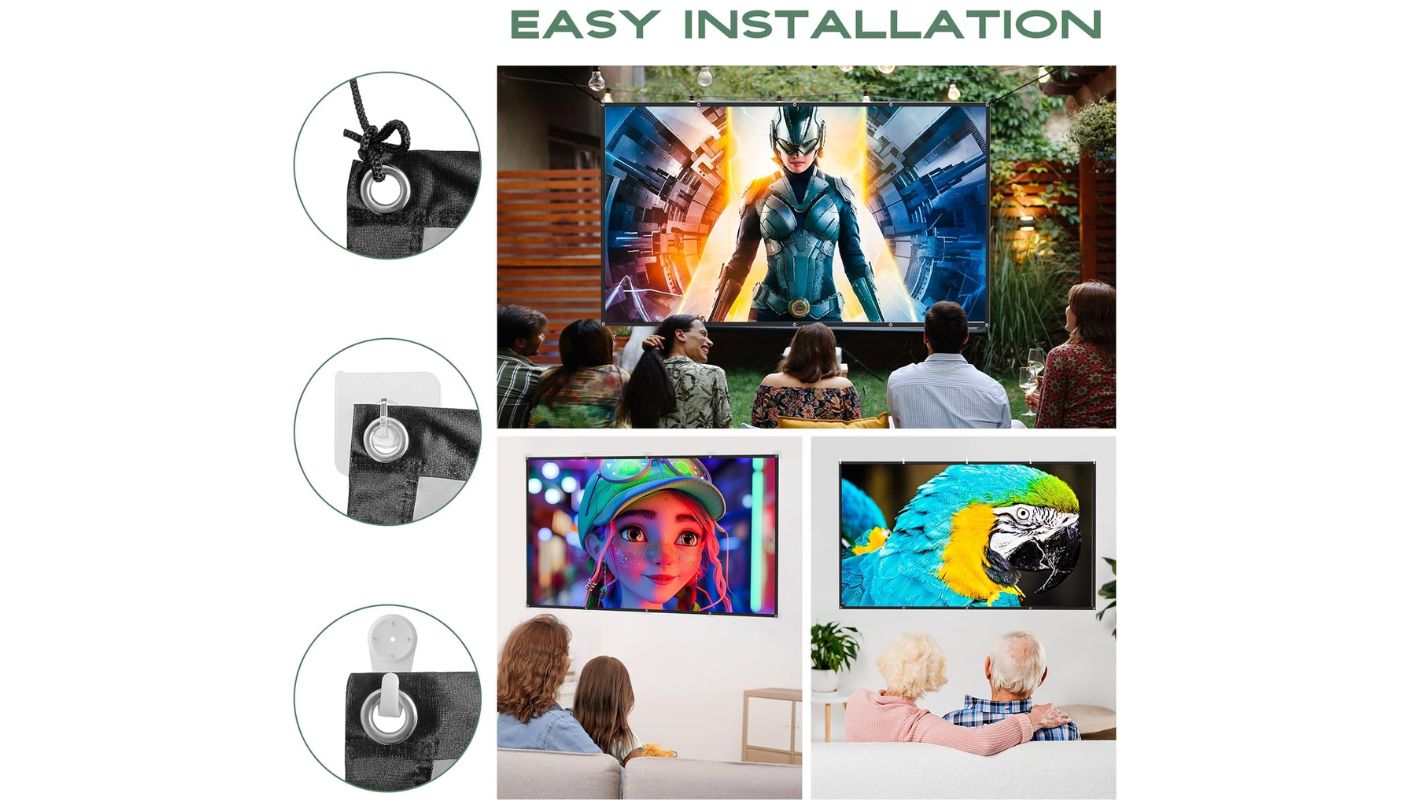AAJK 120in Pro ALR projector screen review