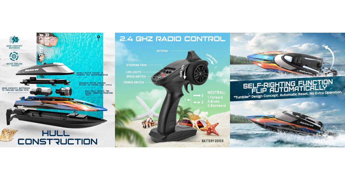 ALPHAREV R308 Best RC Boat