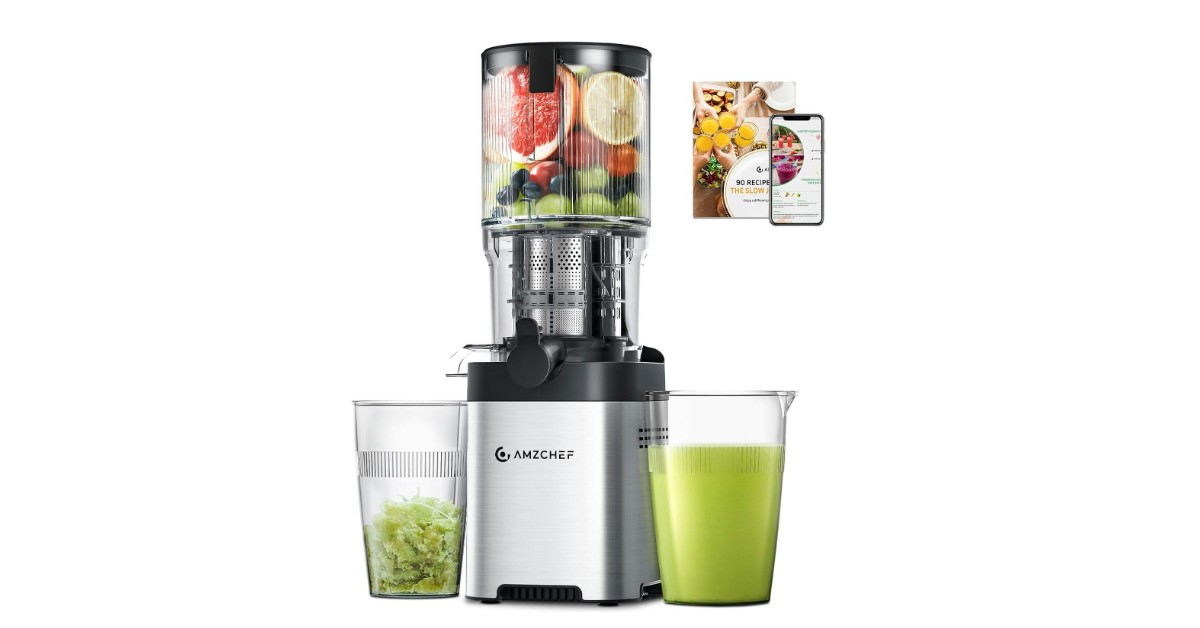 AMZCHEF Cold Press Juicer