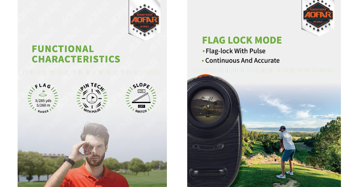 AOFAR GX-2S rangefinders for golf