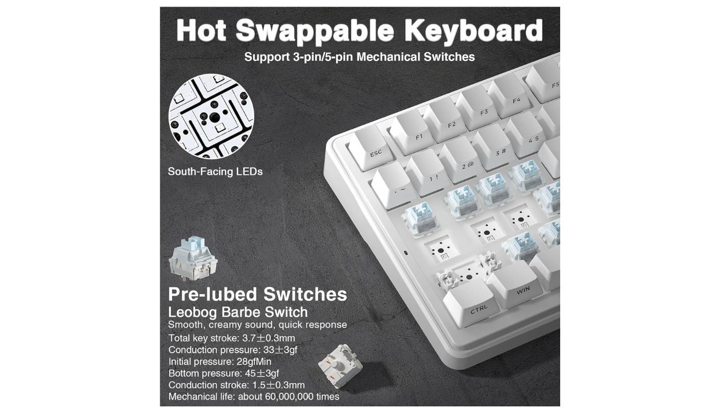 AULA F99 mechanical keyboard under 100 dollars