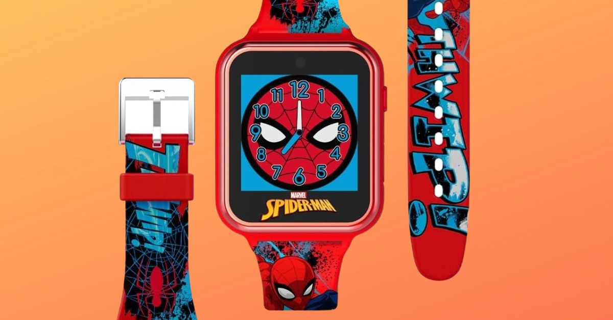 Accutime Spider-Man fitness tracker watch for kids