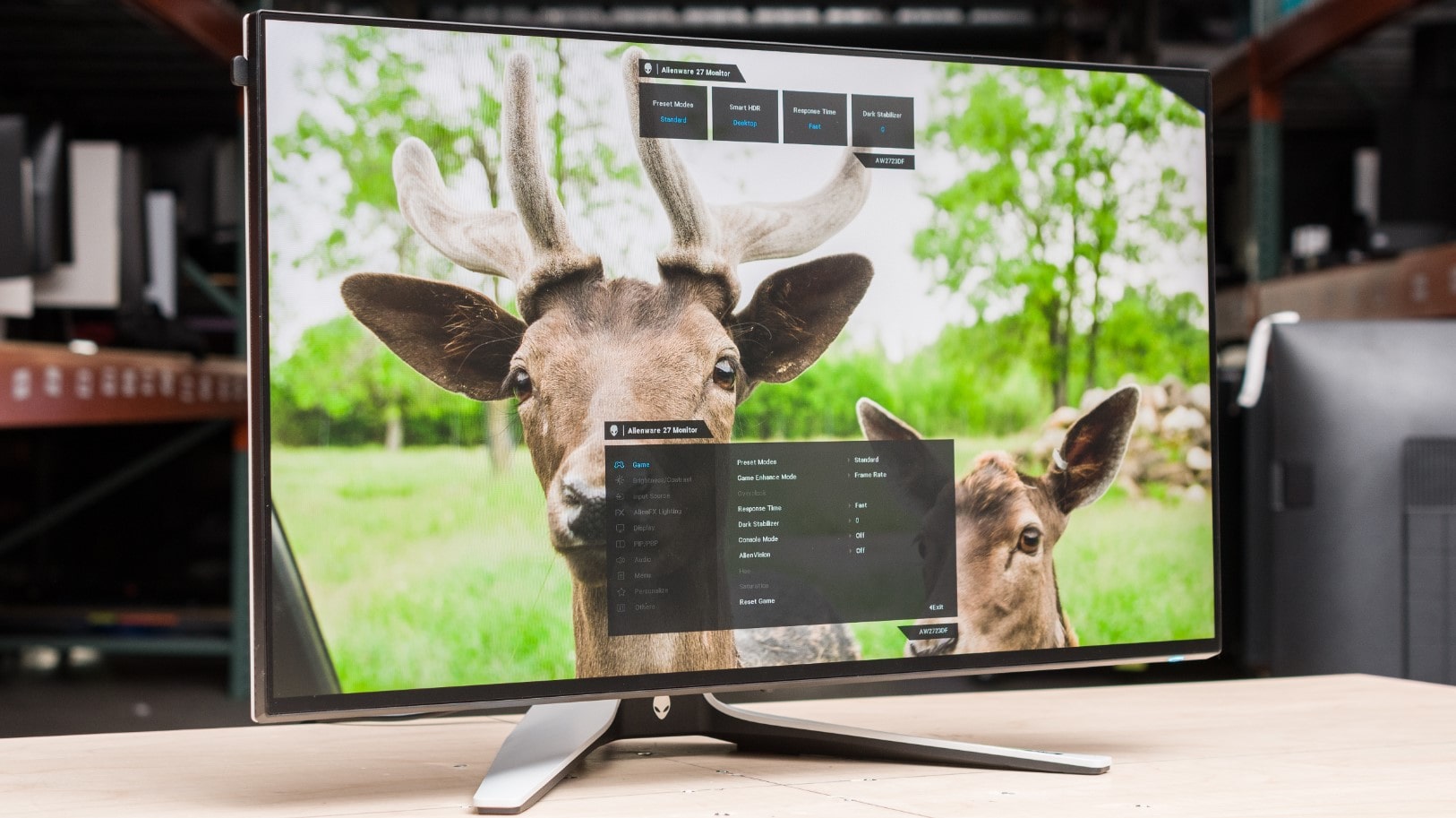 Alienware AW2723DF competitive gaming display