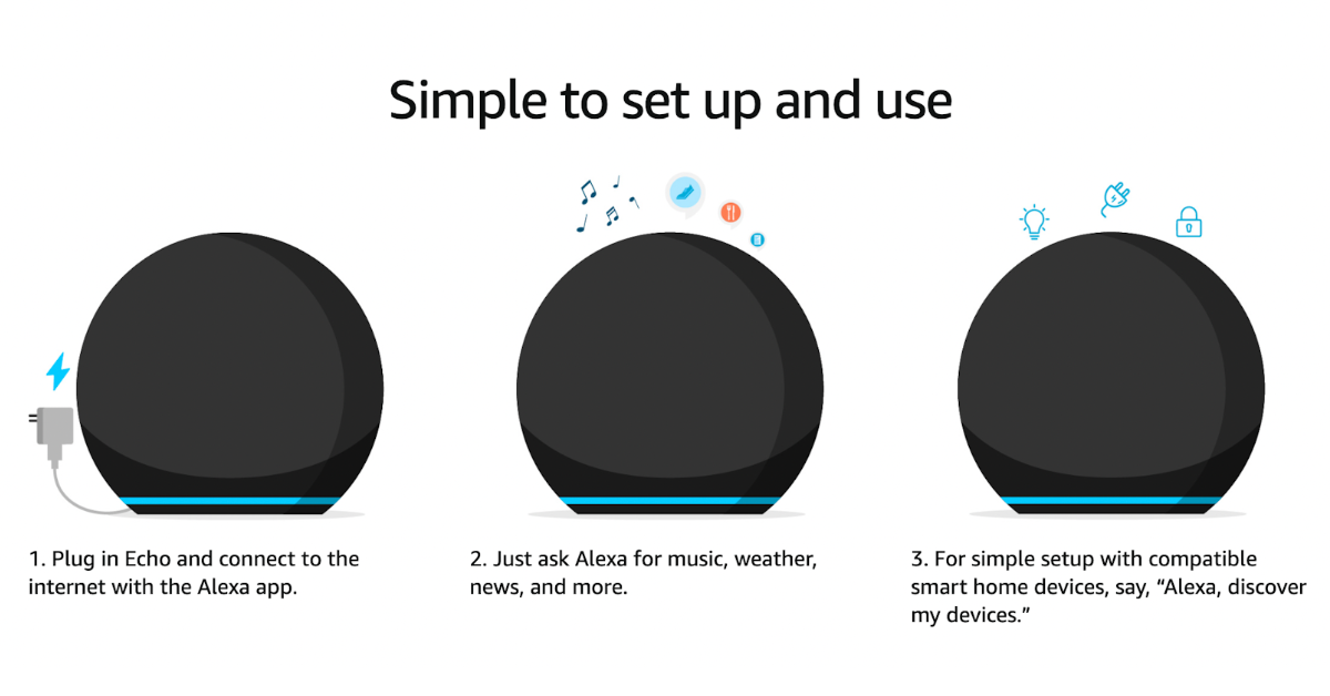 L'enceinte intelligente Amazon Echo pour les livres audio