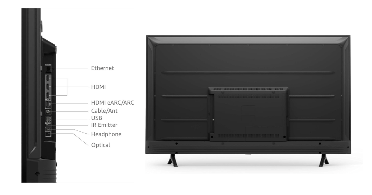 Amazon Fire TV 55-Inch tv for browsing internet