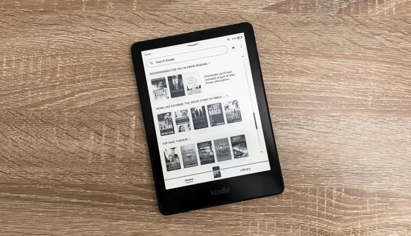 Amazon Kindle Paperwhite ebook reader dark mode