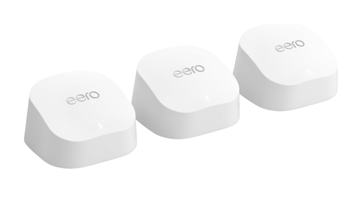 Amazon eero 6 plus 3-Pack router for 2 story house