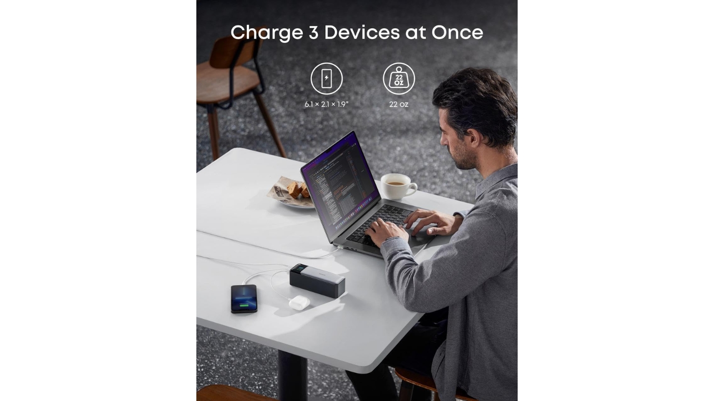 Anker 737 high capacity power bank handheld gaming