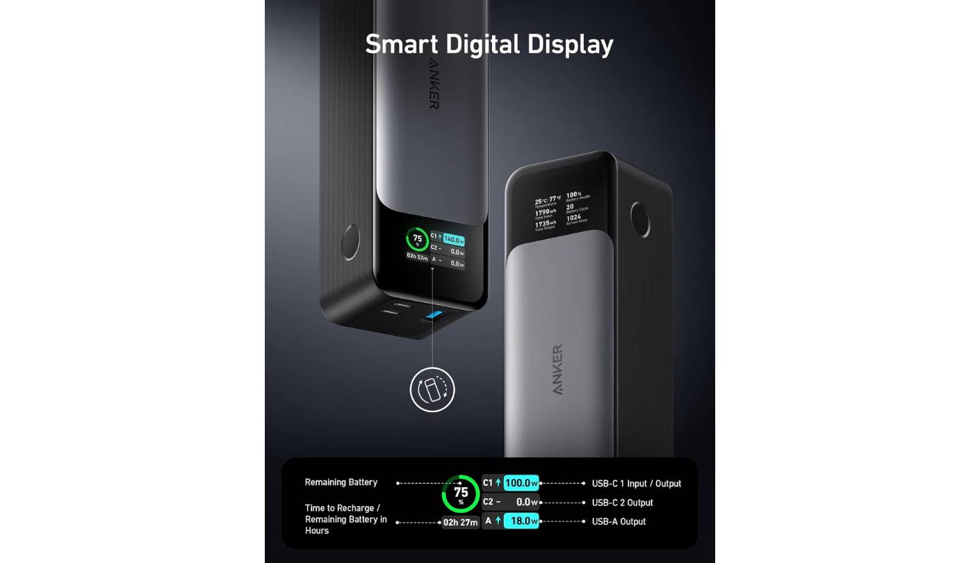 Anker 737 large battery pack for travel