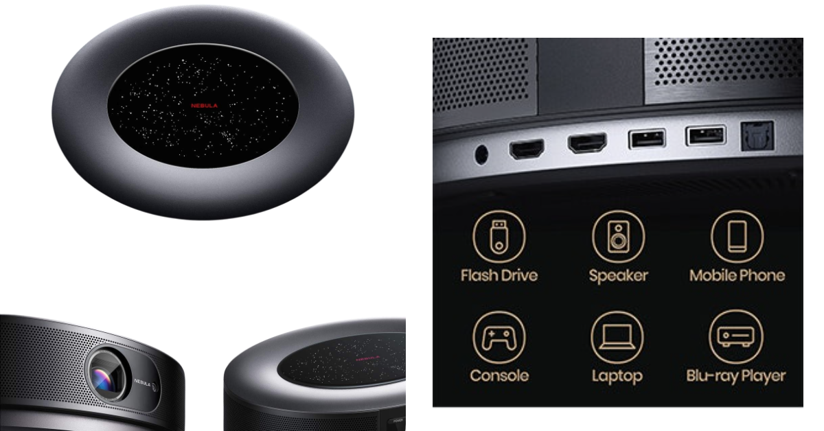 Anker Nebula Cosmos Max projector with roku