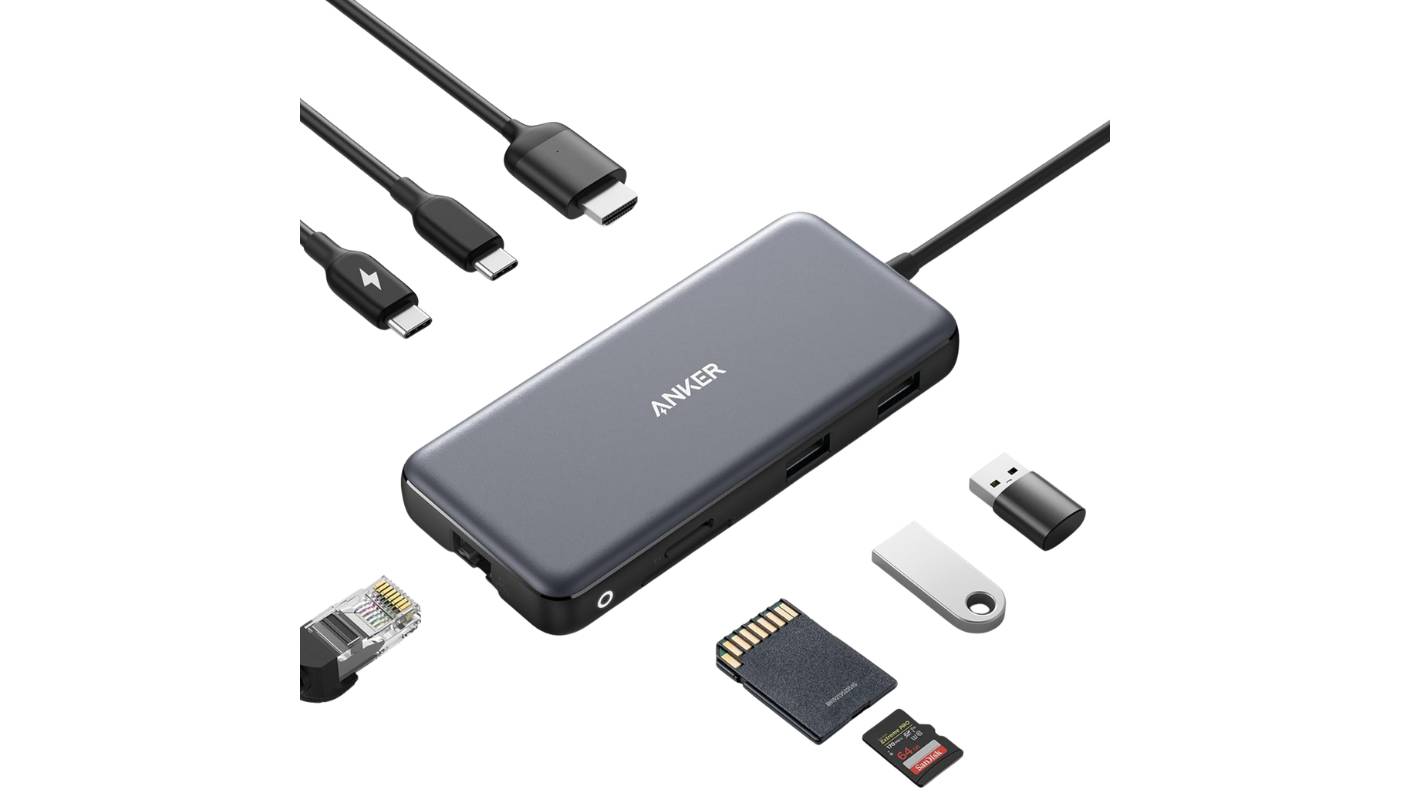 Anker 555 USB-C Hub (8-in-1) MacBook Air 2026