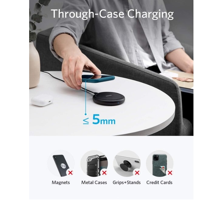 Anker PowerWave II fast wireless charging station