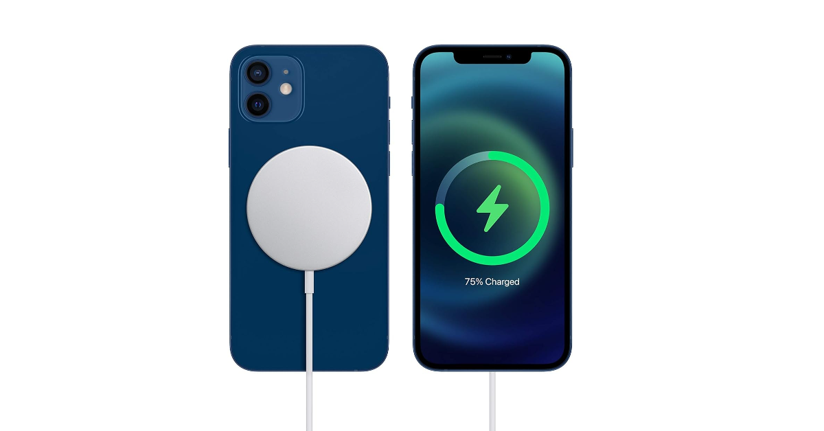 Apple MagSafe wireless charging with otterbox