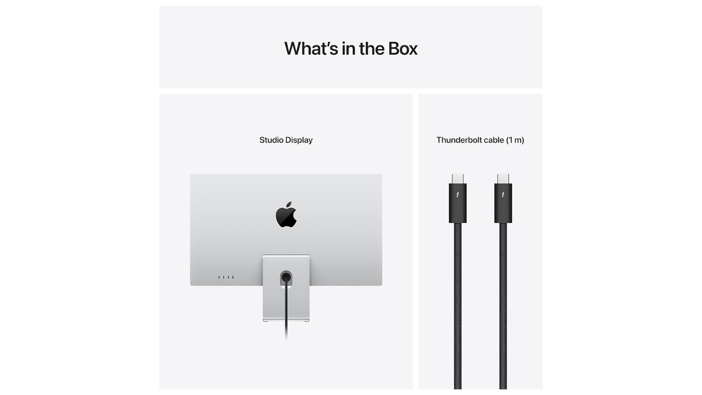 Apple Studio Display color accurate monitor MacBook