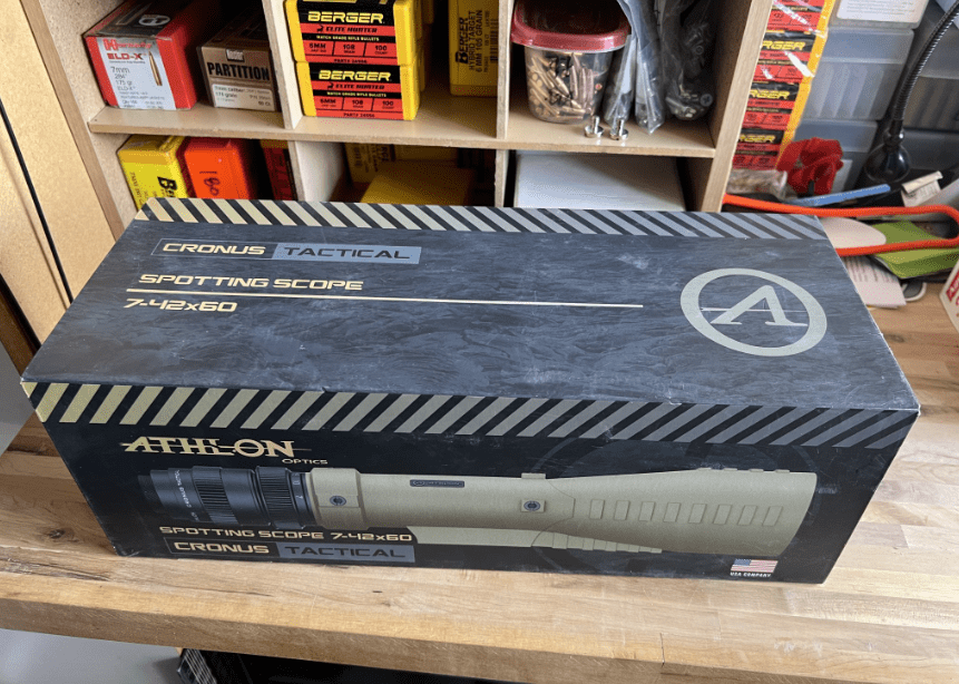 Athlon Cronus Tactical UHD 7-42x60 Durable Spotting Scope