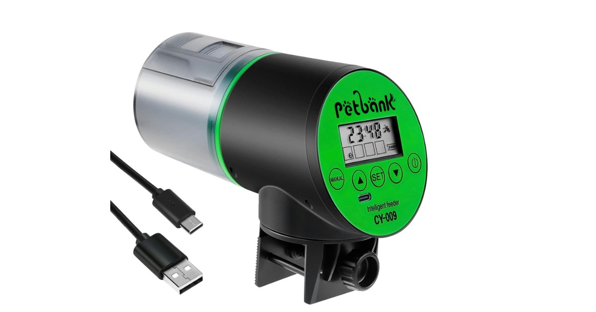 FISHNOSH battery operated fish feeder