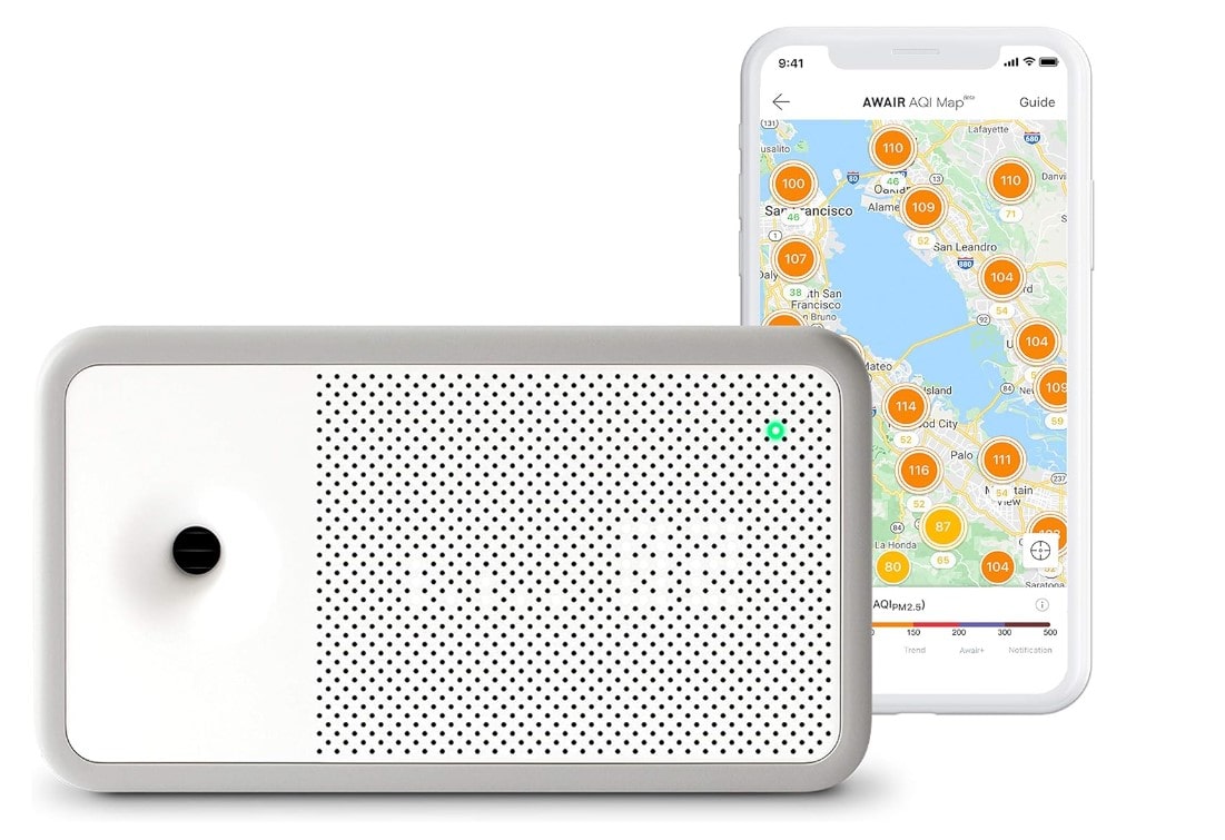 Awair Element Indoor smart air quality monitor allergies