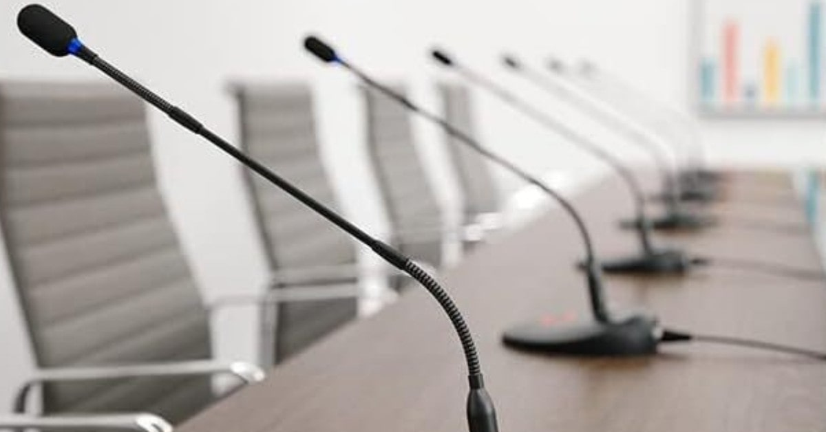 BOYA Microphones à condensateur à col de cygne pour présentations