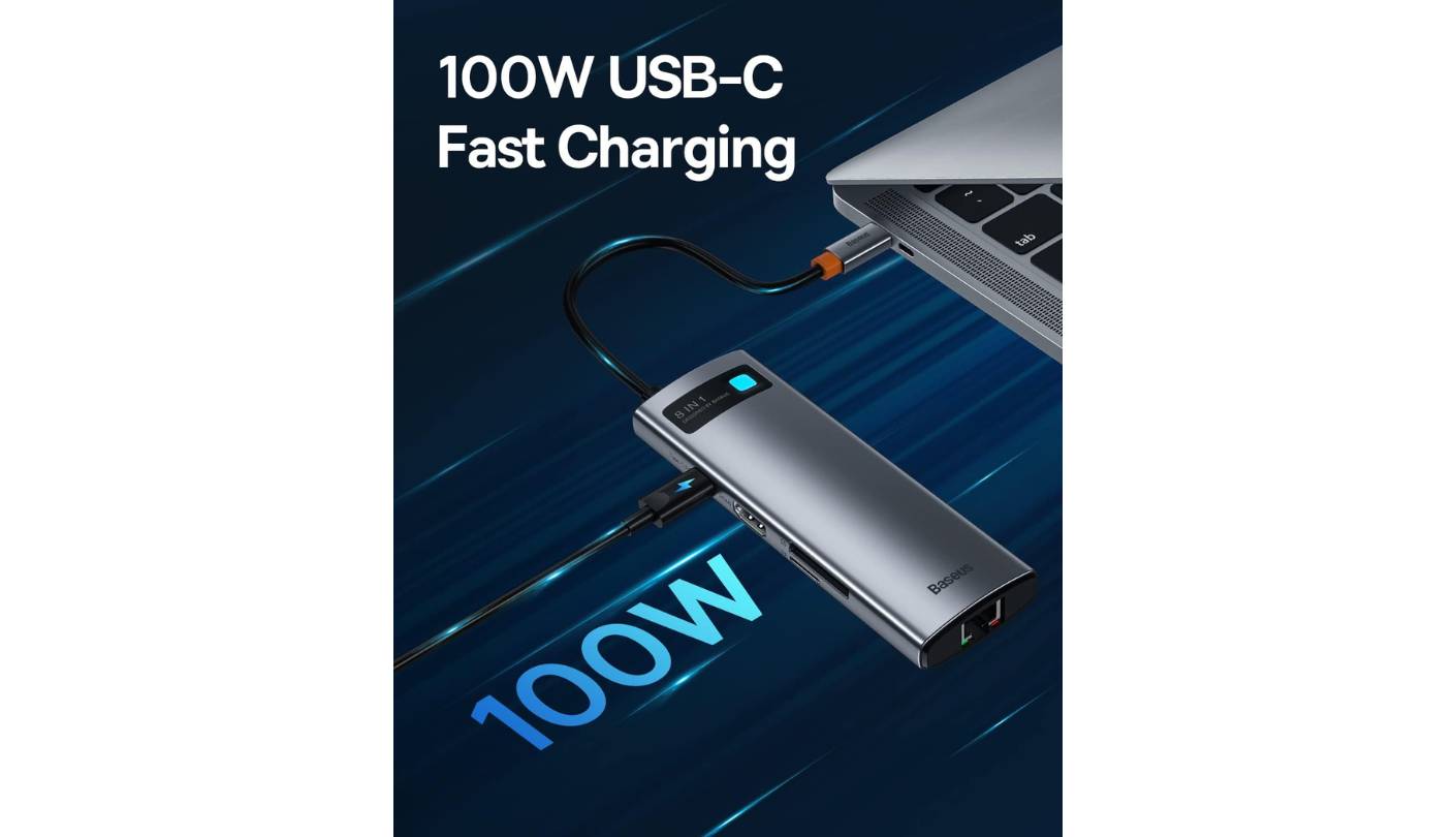 Baseus 8-in-1 top USB-C hub reviews