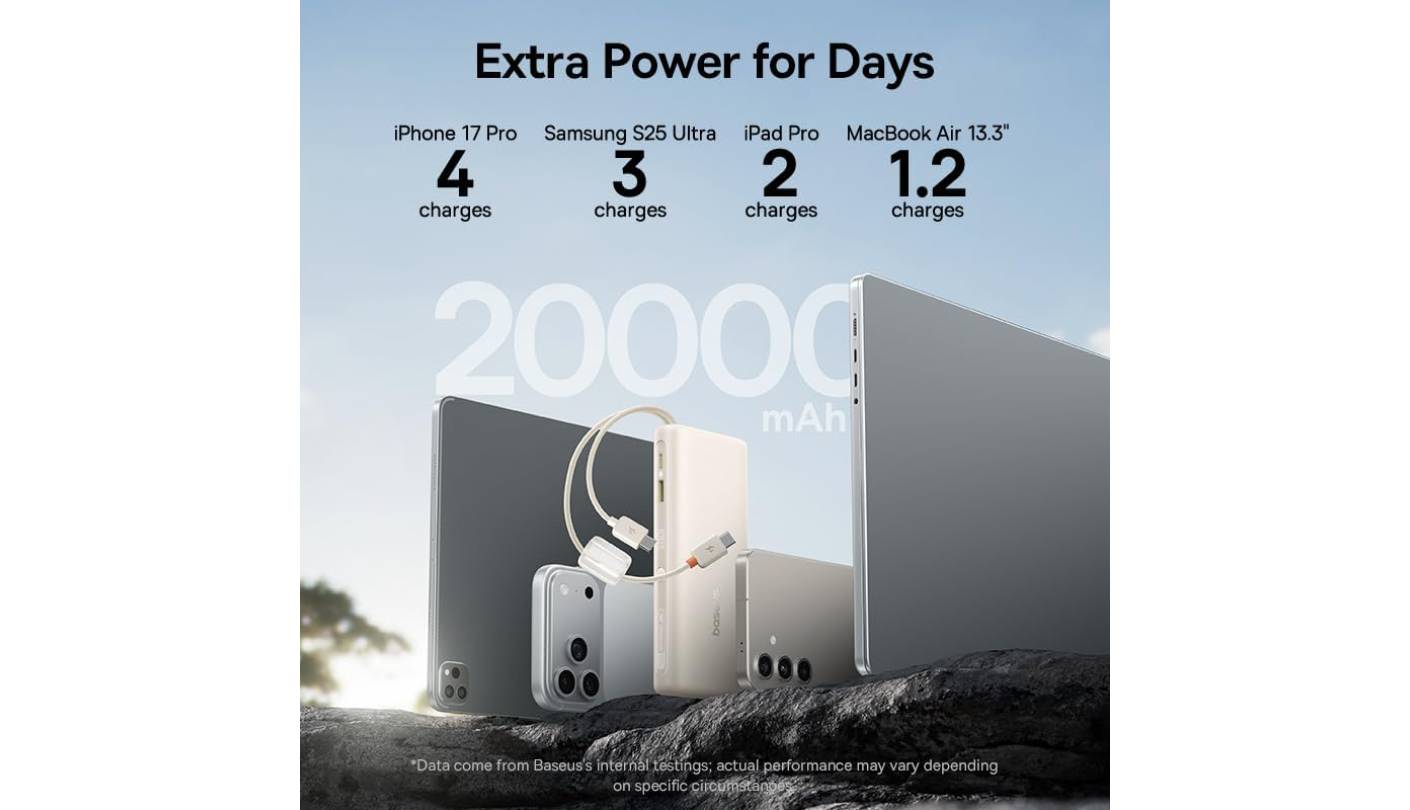 Baseus Laptop large battery pack for travel
