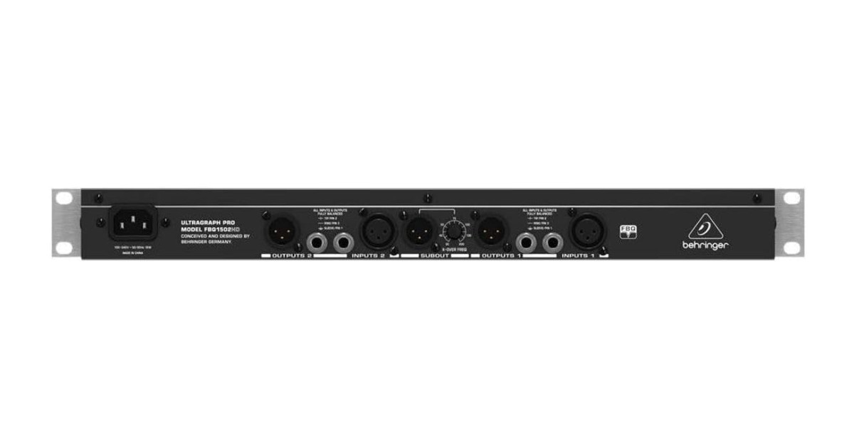 Behringer Ultragraph Pro FBQ1502HD Égaliseur audio domestique
