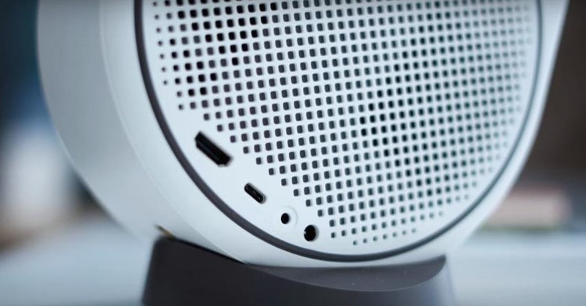 BenQ GV30 mini projector iphone