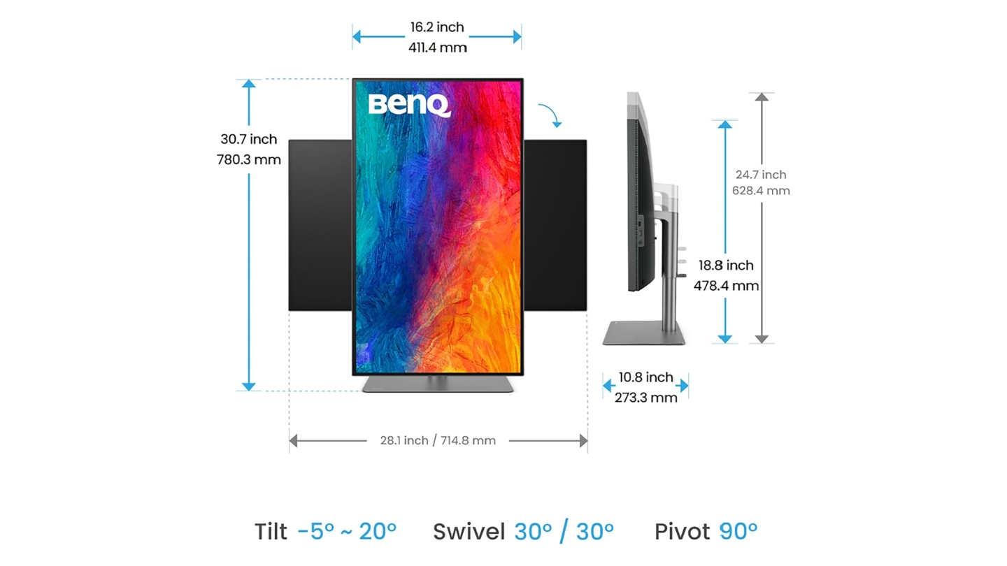 BenQ PD3225U monitor for photo editing