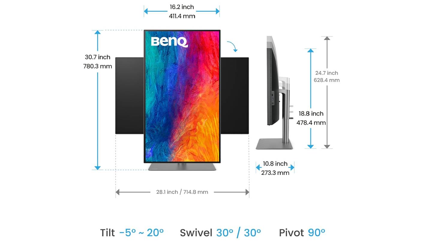 BenQ PD3225U monitor with low input lag trading