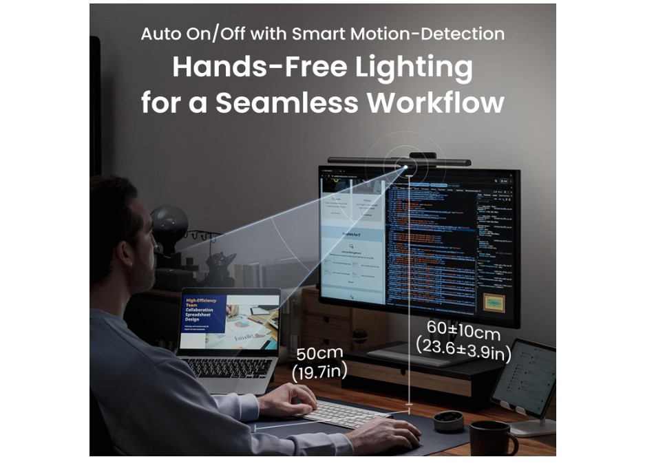 BenQ ScreenBar Halo 2 desk light for monitor