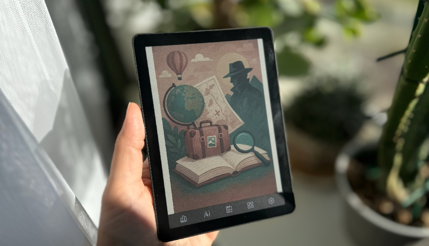 Bigme B6 Color e-reader with warm light