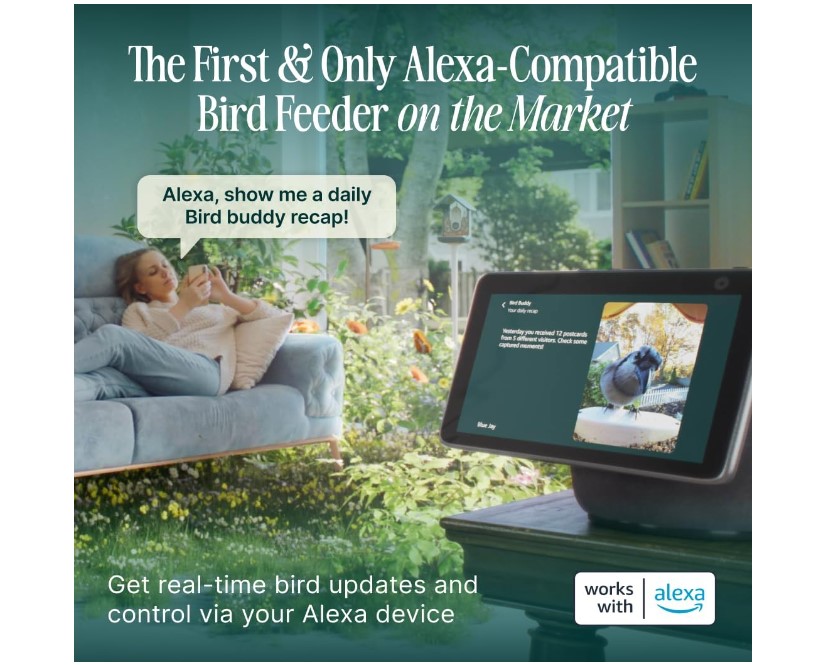Bird Buddy PRO WiFi bird feeder with app