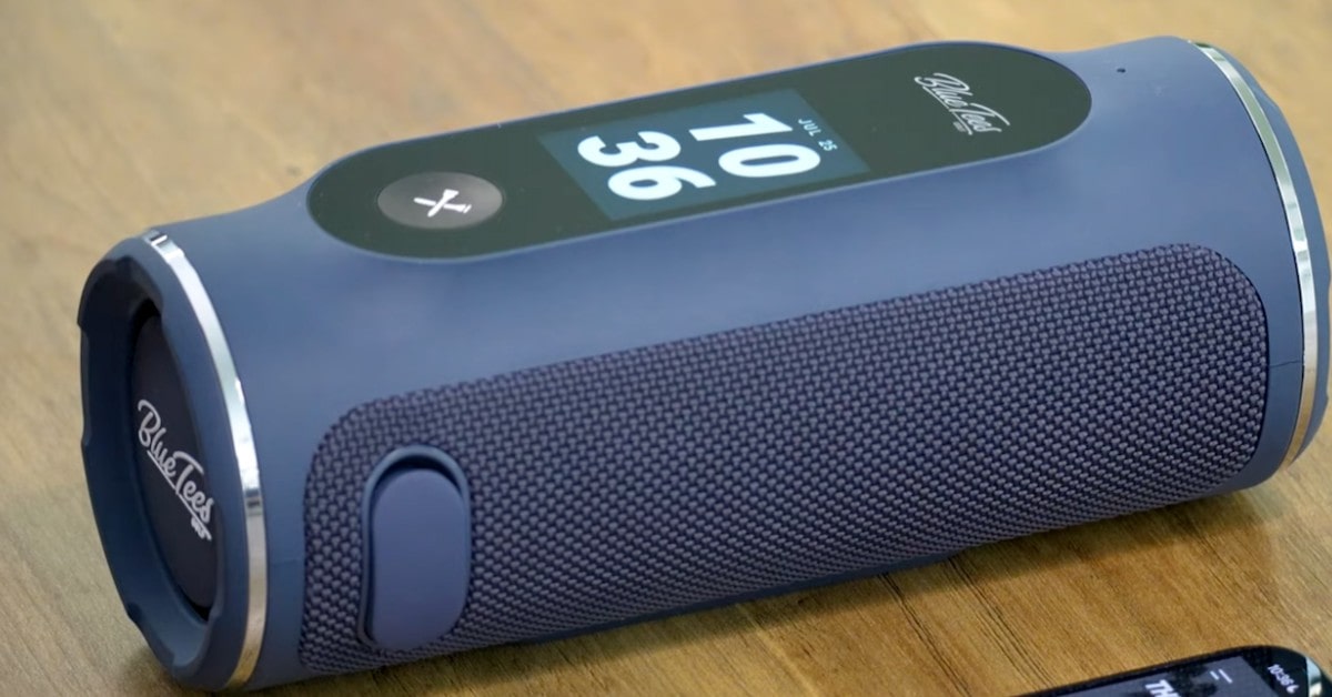 Blue Tees golf speaker for cart
