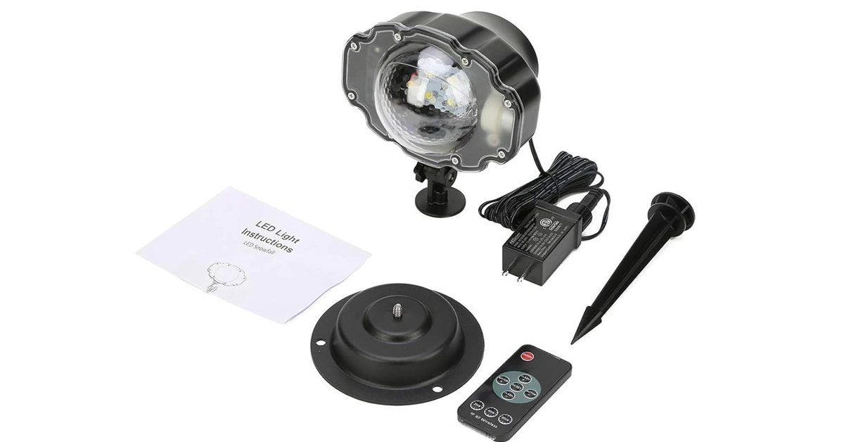 Borelor LED Christmas Snowflake Projector 