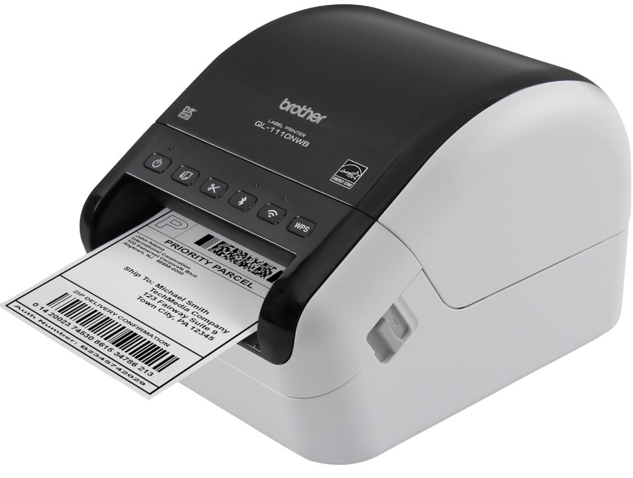 Brother QL-1110NWB barcode label printer