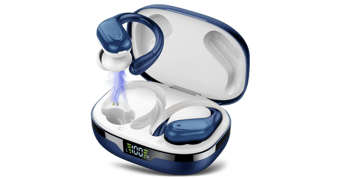 CASCHO BX17 best noise cancelling earbuds with ear hooks