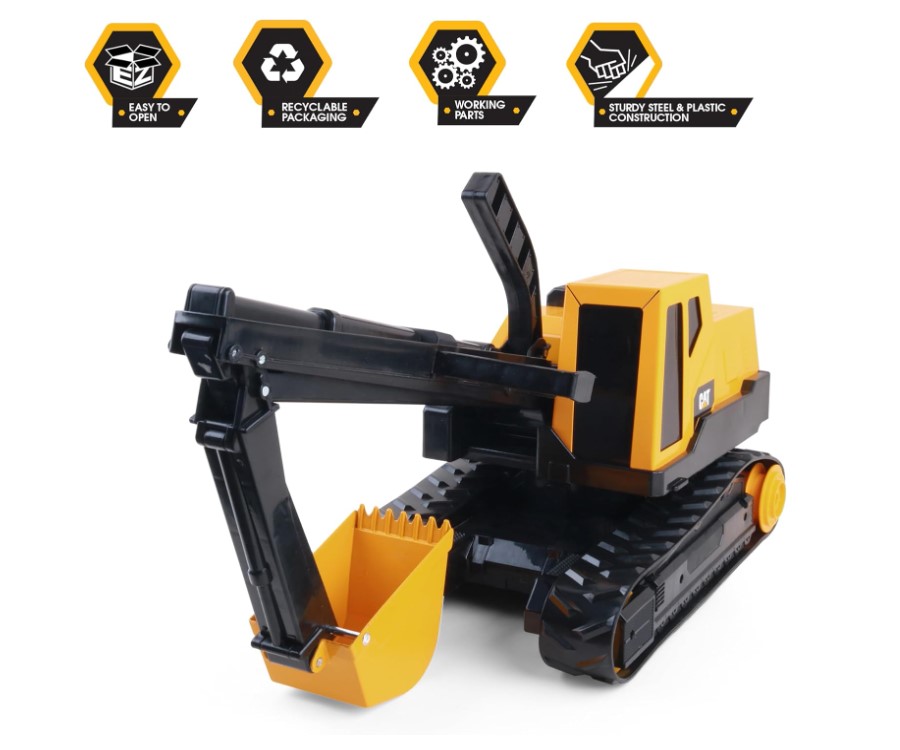 CAT Steel Construction RC excavator toy