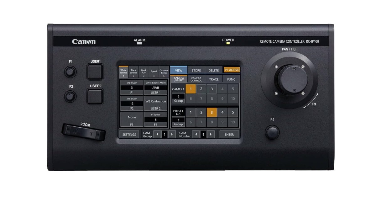 Canon RC-IP100 PTZ Camera Controller