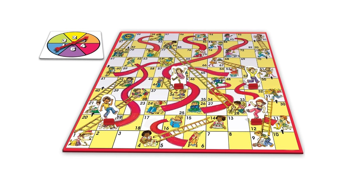 Classic Chutes And Ladders fun board games under $20