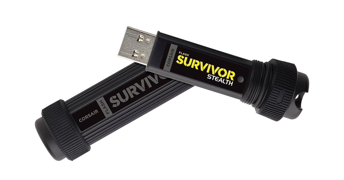 Corsair CMFSS3B-64GB Flash Survivor Stealth dj usb stick