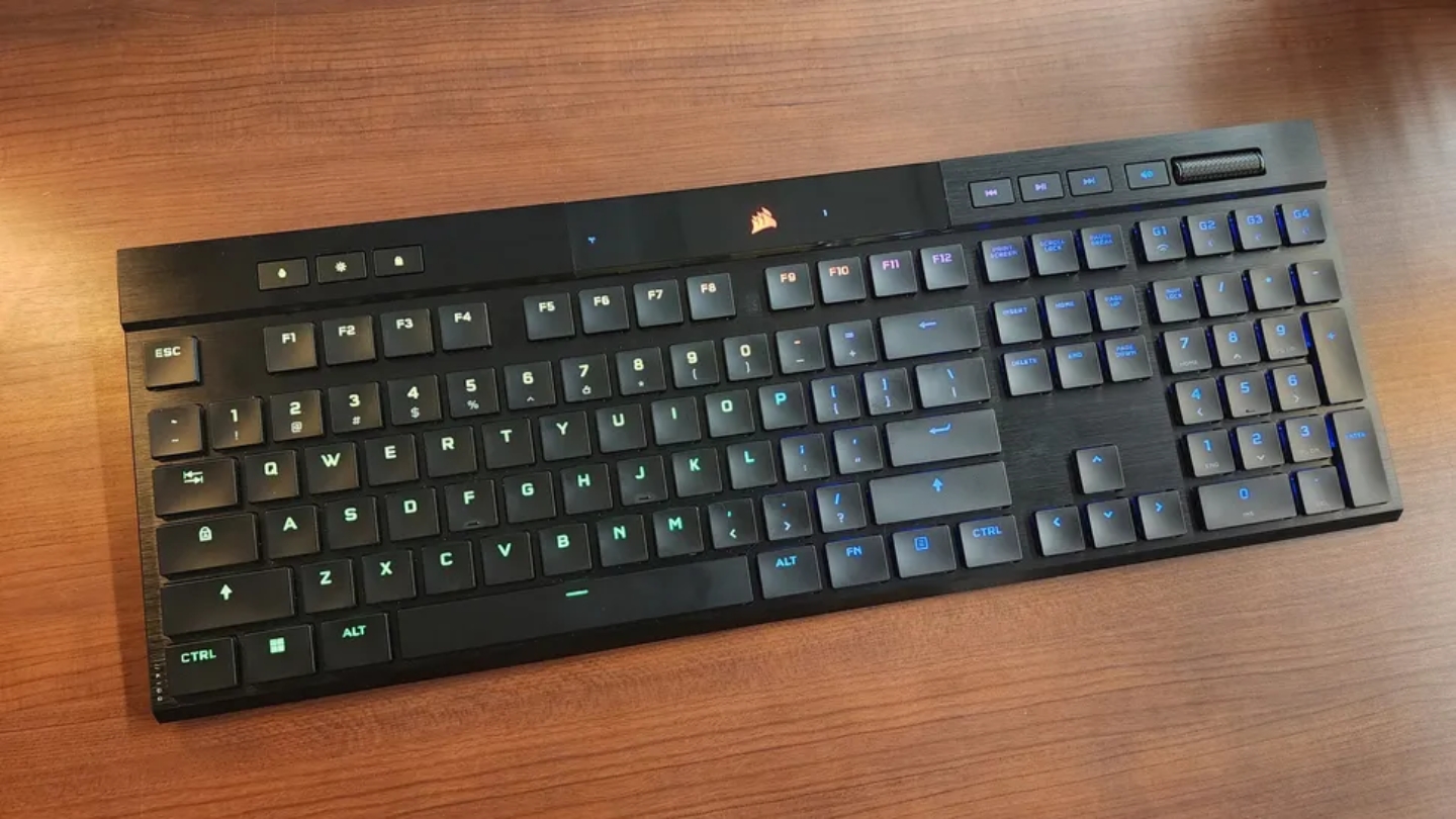 Corsair K100 AIR low latency wireless keyboard