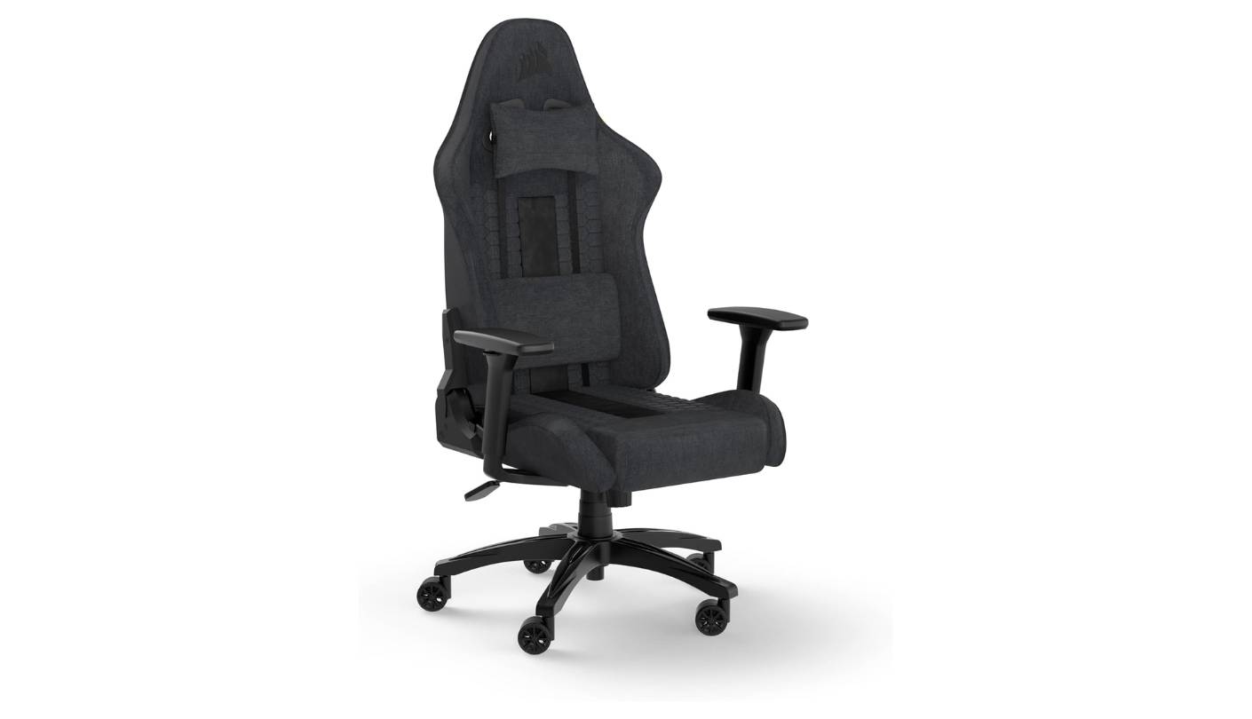 Corsair TC100 Relaxed Fabric gaming chair for long sessions
